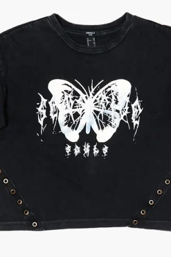 Girls Butterfly Graphic Tee (Kids)