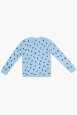 Girls Butterfly Print Cardigan Sweater (Kids)