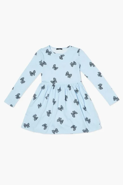Girls Butterfly Print Dress (Kids)