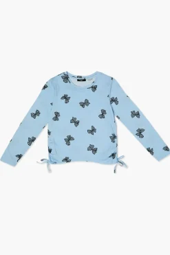 Girls Butterfly Print Top (Kids)