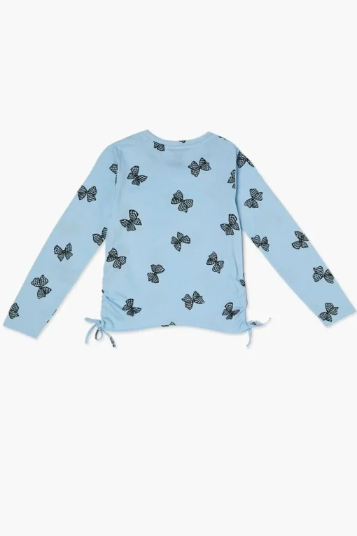 Girls Butterfly Print Top (Kids)