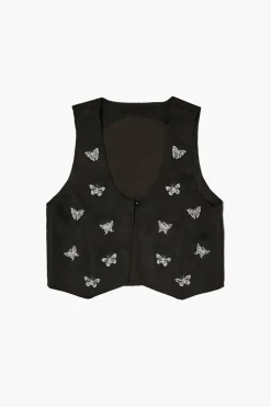 Girls Butterfly Print Vest (Kids)