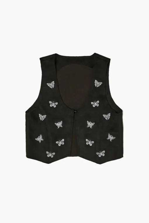 Girls Butterfly Print Vest (Kids)