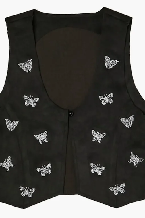 Girls Butterfly Print Vest (Kids)