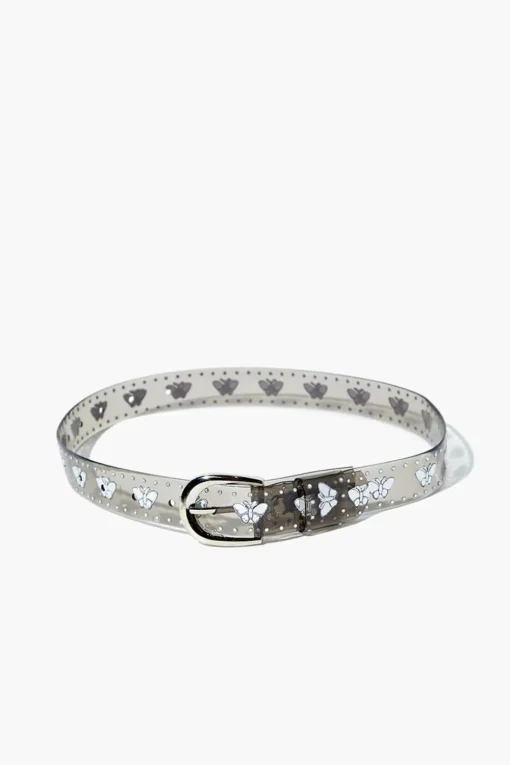 Girls Butterfly Vinyl Belt (Kids)
