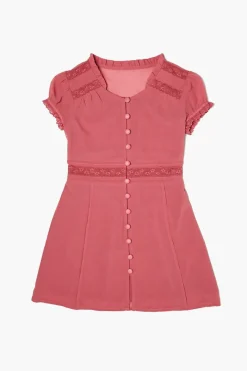 Girls Button-Front Dress (Kids)
