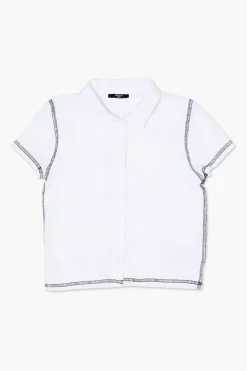 Girls Button-Front Shirt (Kids)