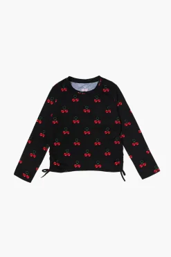 Girls Cherry Print Top (Kids)