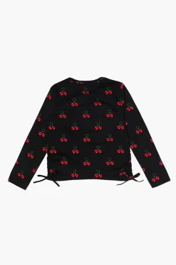 Girls Cherry Print Top (Kids)