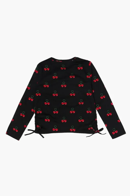 Girls Cherry Print Top (Kids)