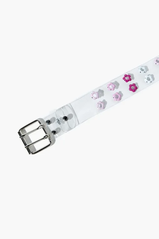 Girls Clear Flower Hip Belt (Kids)