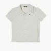 Girls Cotton-Blend Polo Shirt (Kids)