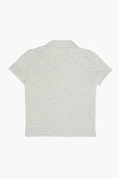 Girls Cotton-Blend Polo Shirt (Kids)