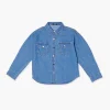 Girls Denim Long-Sleeve Shirt (Kids)