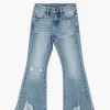 Girls Distressed Flare Jeans (Kids)
