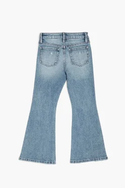 Girls Distressed Flare Jeans (Kids)