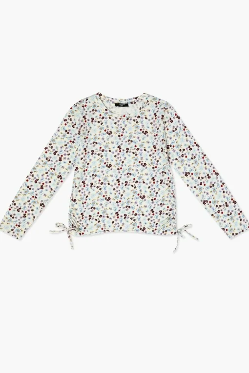 Girls Ditsy Floral Print Top (Kids)