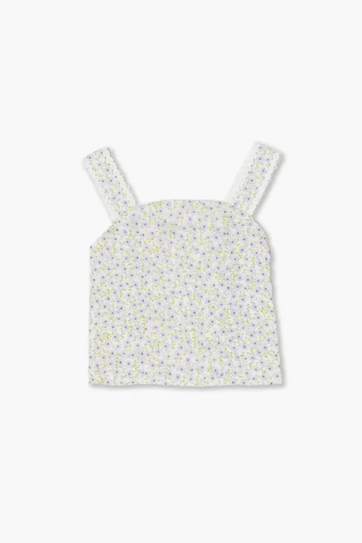 Girls Ditsy Floral Print Tank Top (Kids)