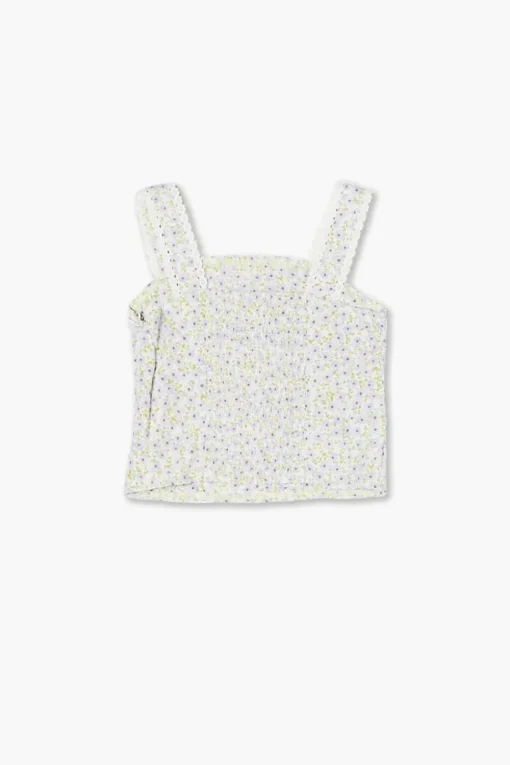Girls Ditsy Floral Print Tank Top (Kids)