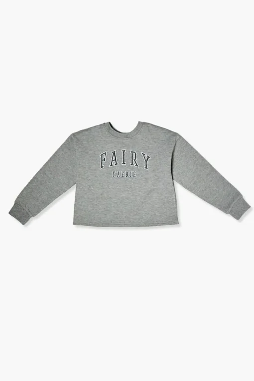 Girls Fairy Graphic Pullover (Kids)