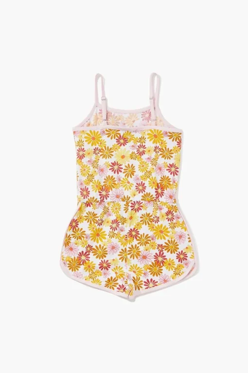 Girls Floral Cami Romper (Kids)