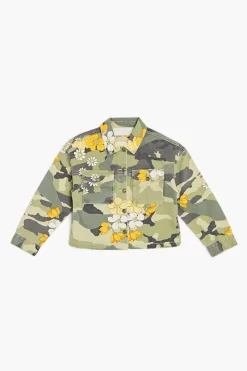 Girls Floral Camo Jacket (Kids)