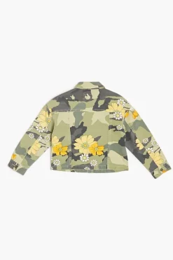 Girls Floral Camo Jacket (Kids)