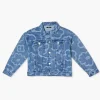 Girls Floral Denim Shacket (Kids)