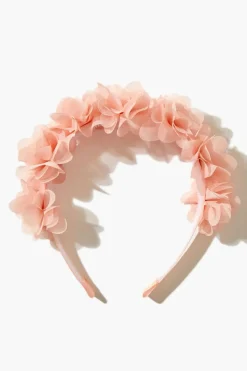 Girls Floral Embellished Headband (Kids)