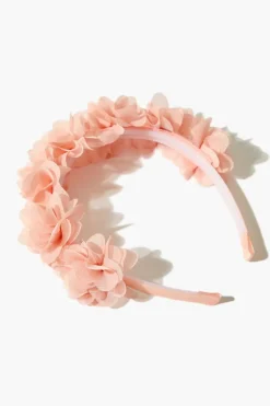 Girls Floral Embellished Headband (Kids)