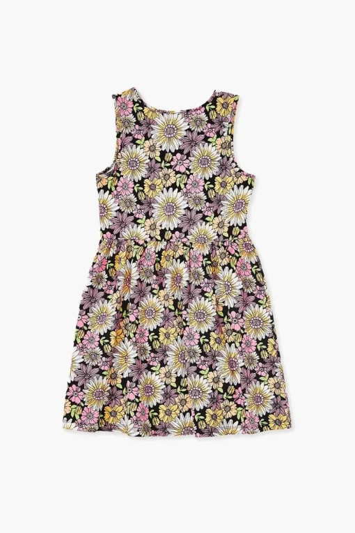 Girls Floral Print Dress (Kids)