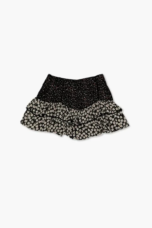 Girls Floral Print Skirt (Kids)
