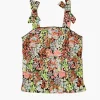Girls Floral Tie-Strap Top (Kids)