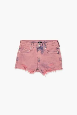 Girls Frayed Denim Shorts (Kids)