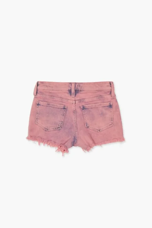 Girls Frayed Denim Shorts (Kids)