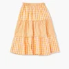 Girls Gingham Maxi Skirt (Kids)