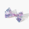 Girls Glittered Confetti Bow Hair Clip (Kids)