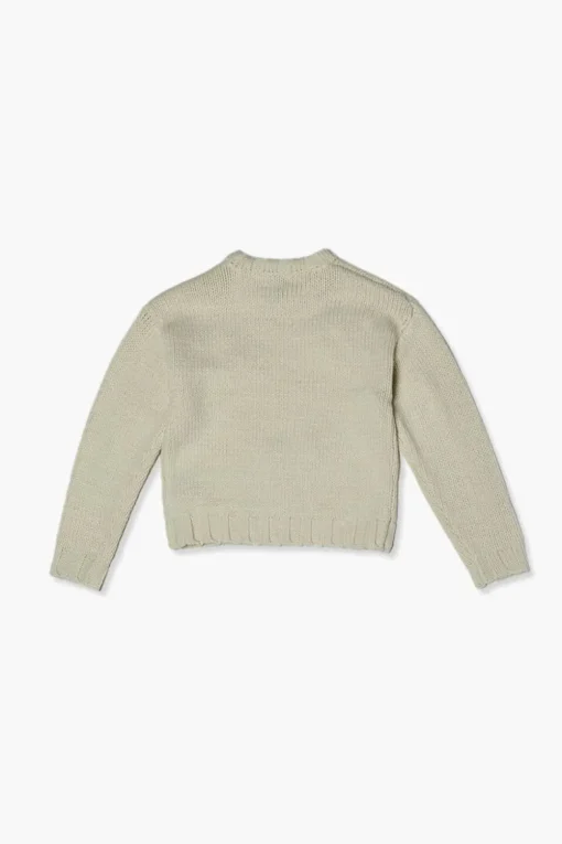 Girls Heart Ball-Knit Sweater (Kids)