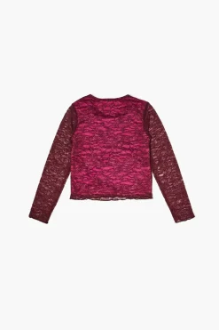 Girls Lace Pintucked Top (Kids)