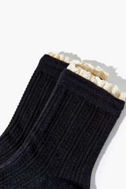 Girls Lace-Trim Crew Socks (Kids)