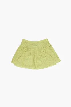 Girls Lettuce-Trim Skirt (Kids)