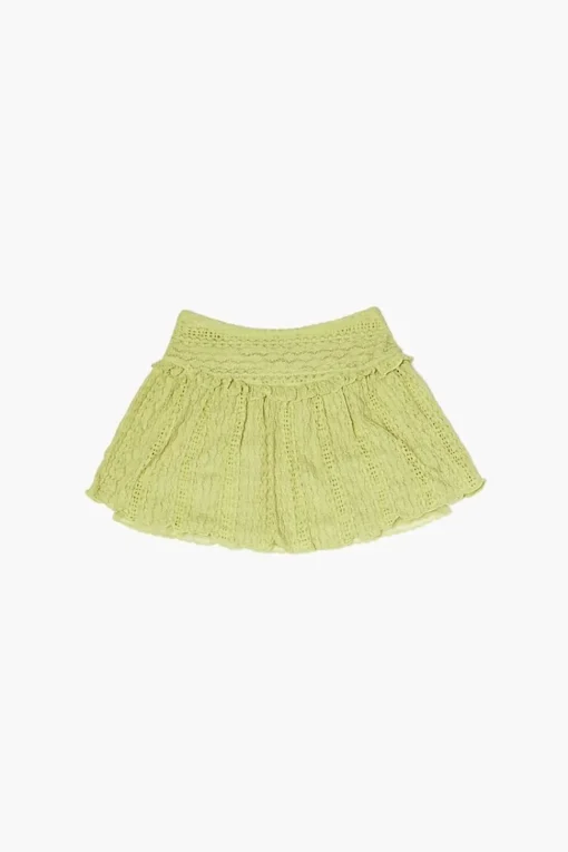 Girls Lettuce-Trim Skirt (Kids)