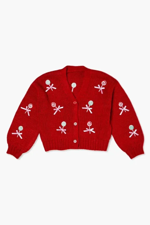 Girls Lollipop Cardigan Sweater (Kids)