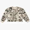 Girls Nature Graphic Cropped Pullover (Kids)