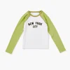 Girls New York Baseball Tee (Kids)