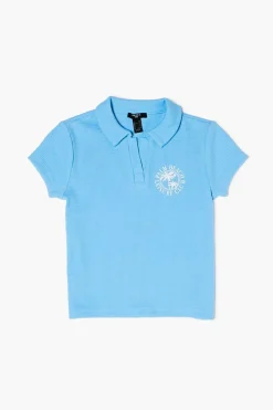 Girls Palm Beach Graphic Polo Shirt (Kids)