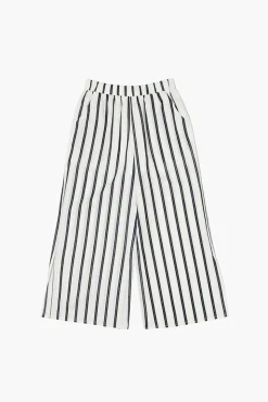 Girls Pinstriped Wide-Leg Pants (Kids)