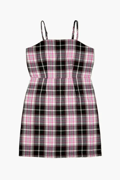 Girls Plaid Cami Dress (Kids)