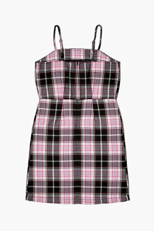 Girls Plaid Cami Dress (Kids)