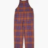 Girls Plaid Overalls (Kids)